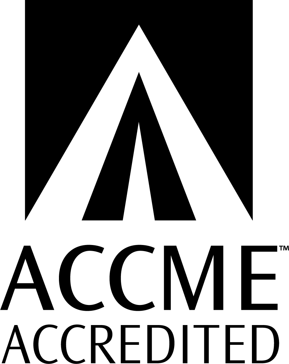ACCME logo/Accredited