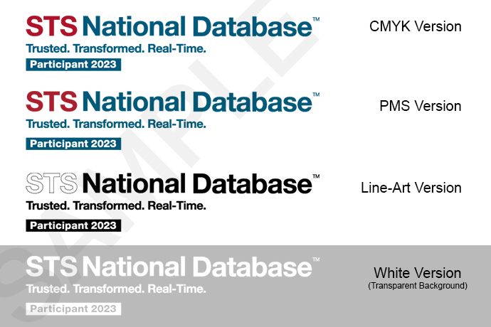 STS National Database logos with Participant 2023 tag and watermark