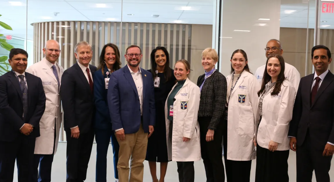 Rep. Eric Burlison SSM Health site visit in St. Louis