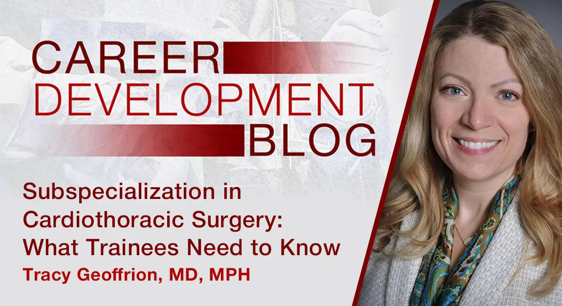Career Development blog by Dr. Tracy Geoffrion