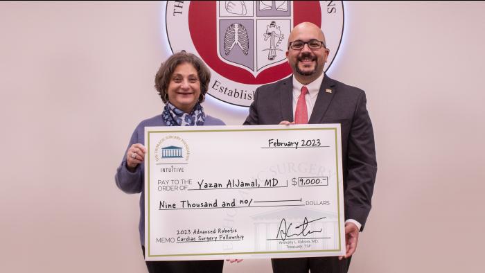 Dr. Yazan AlJamal receives TSF award