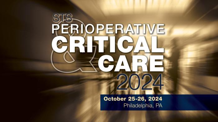 2024 STS Perioperative & Critical Care