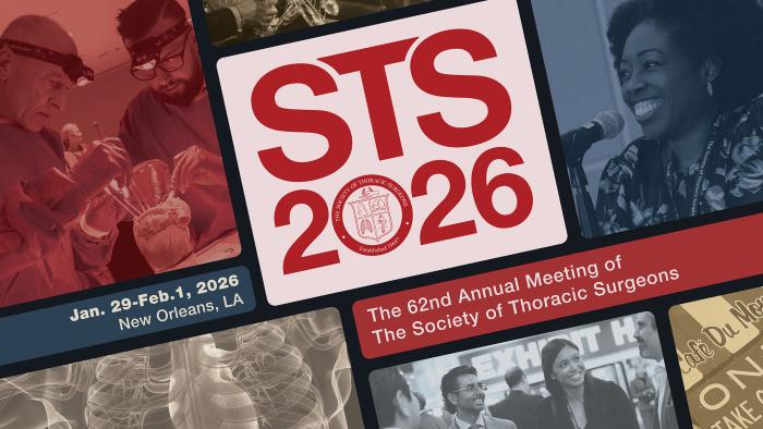 STS 2026 Jan. 29-Feb. 1, New Orleans, LA - 62nd Annual Meeting of the Society of Thoracic Surgeons