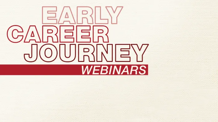 early career journey webinar