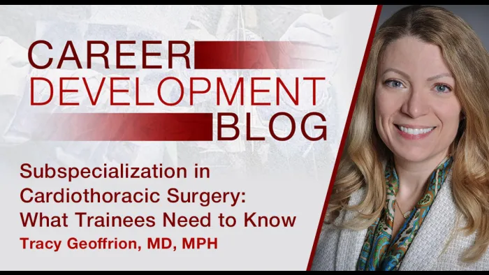 Career Development blog by Dr. Tracy Geoffrion