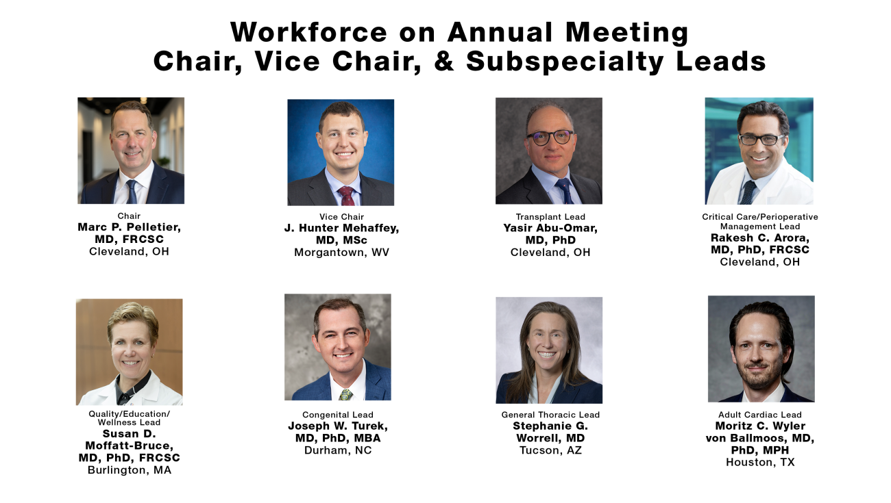 STS 2026 Workforce on Annual Meeting - surgeon photos and bios
