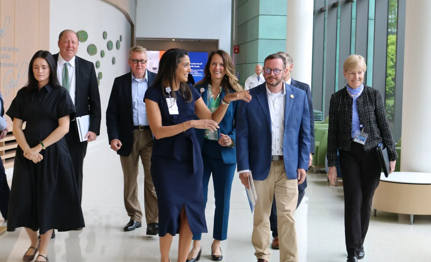 Rep. Eric Burlison visits SSM Health