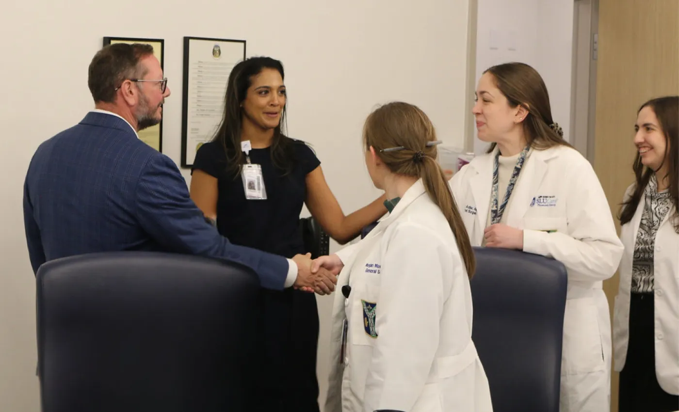 Rep. Eric Burlison visits SSM Health
